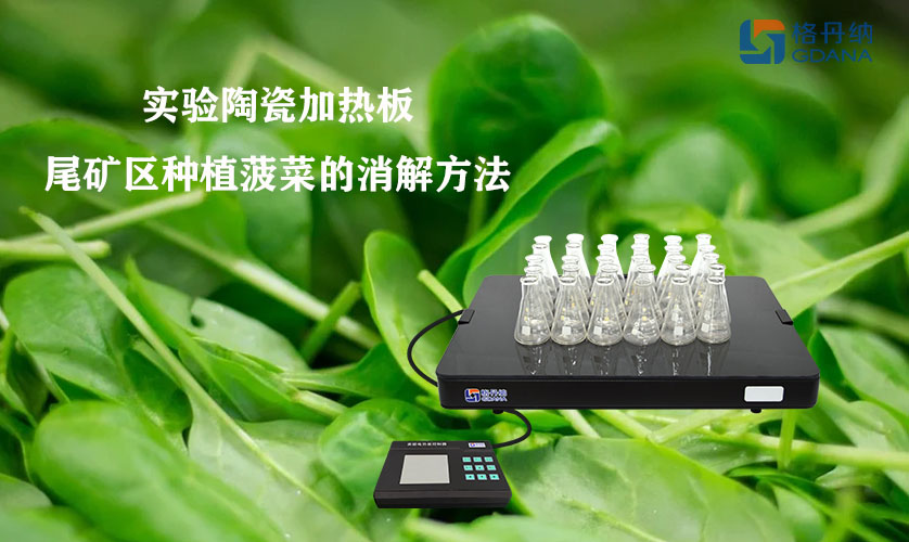 实验陶瓷加热板对尾矿区种植菠菜的消解方法