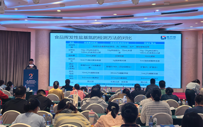格丹纳亮相海南食品安全研讨会 技术分享+仪器